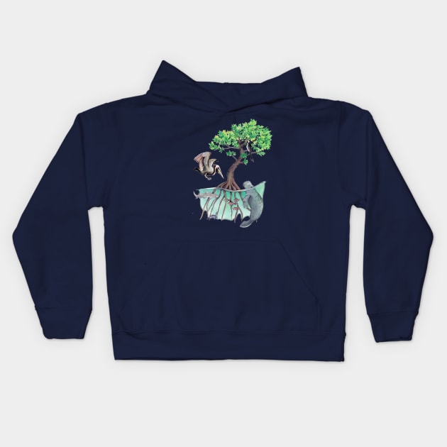 Mangroves Kids Hoodie by IndiasIllustrations